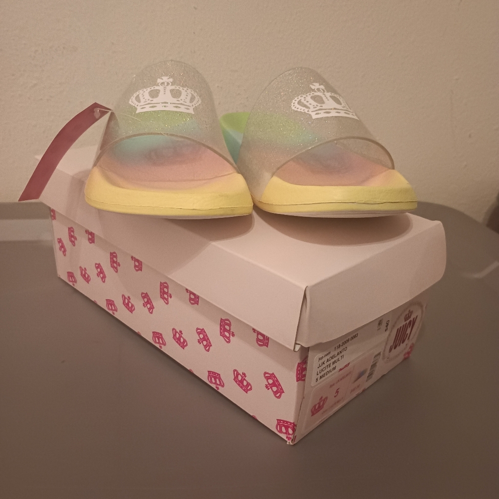 Girls Juicy Couture Slides Size 5